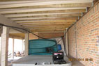 Installing the Sealing Ceiling™ vinyl under-deck ceiling system on large deck