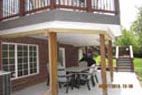 Installing the Sealing Ceiling™ vinyl under-deck ceiling system on small deck